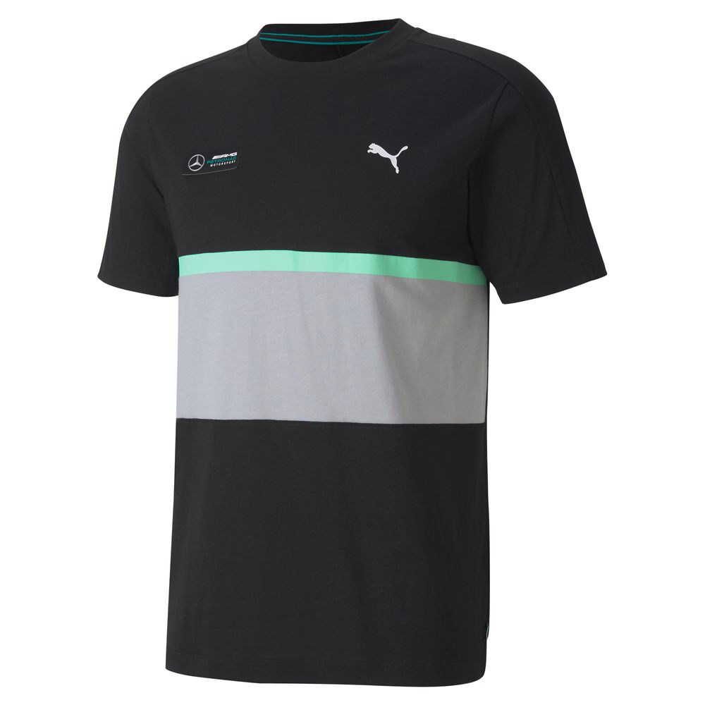 Camiseta T7 puma oficial Masculina Mercedes-benz Preto - mbcollection