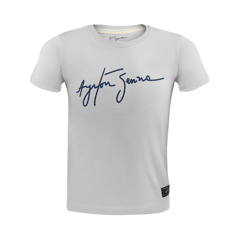 70116_Camiseta-Fan-Collection-Infantil-Ayrton-Senna-Cinza