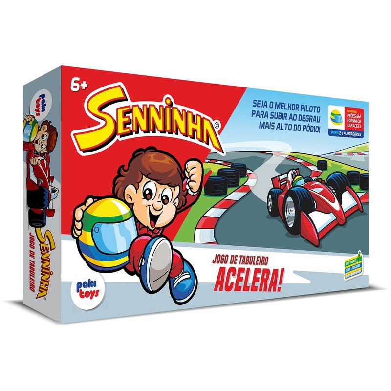 Jogo de Tabuleiro Acelera Senninha - sennashop