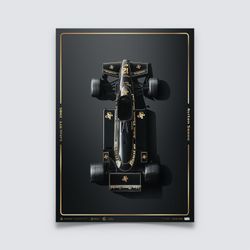 Pôster Fórmula 1 Década 80S Mc Laren Ayrton Senna - sennashop