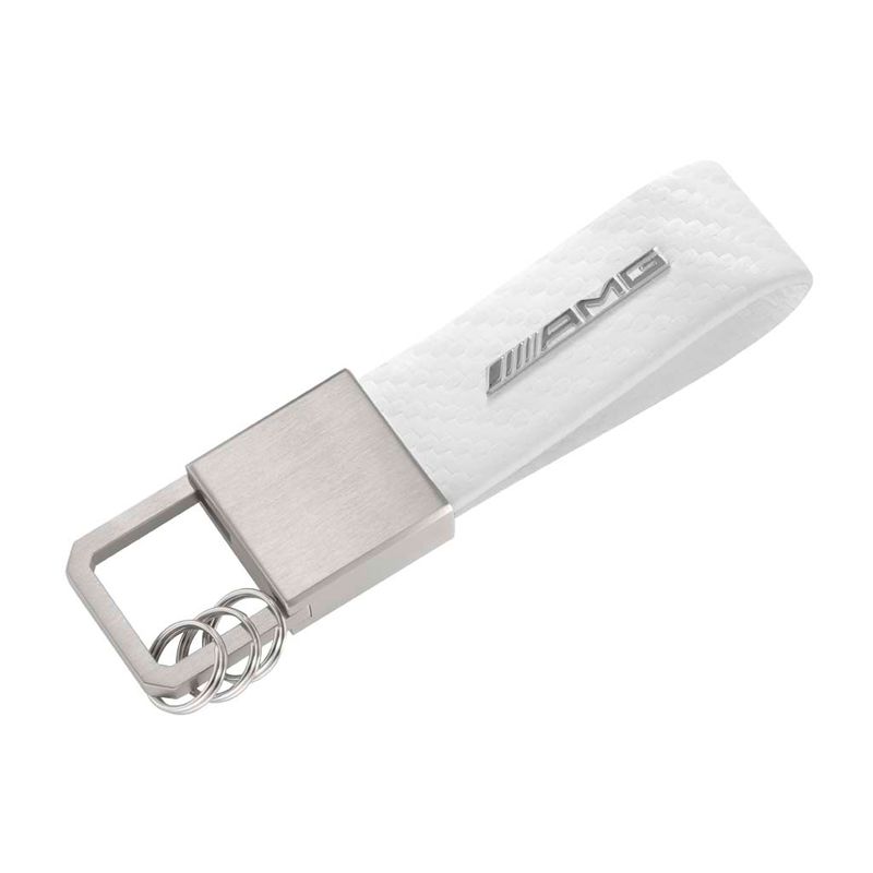 B66953849_Chaveiro-AMG-couro-Unissex-Mercedes-Benz-Branco
